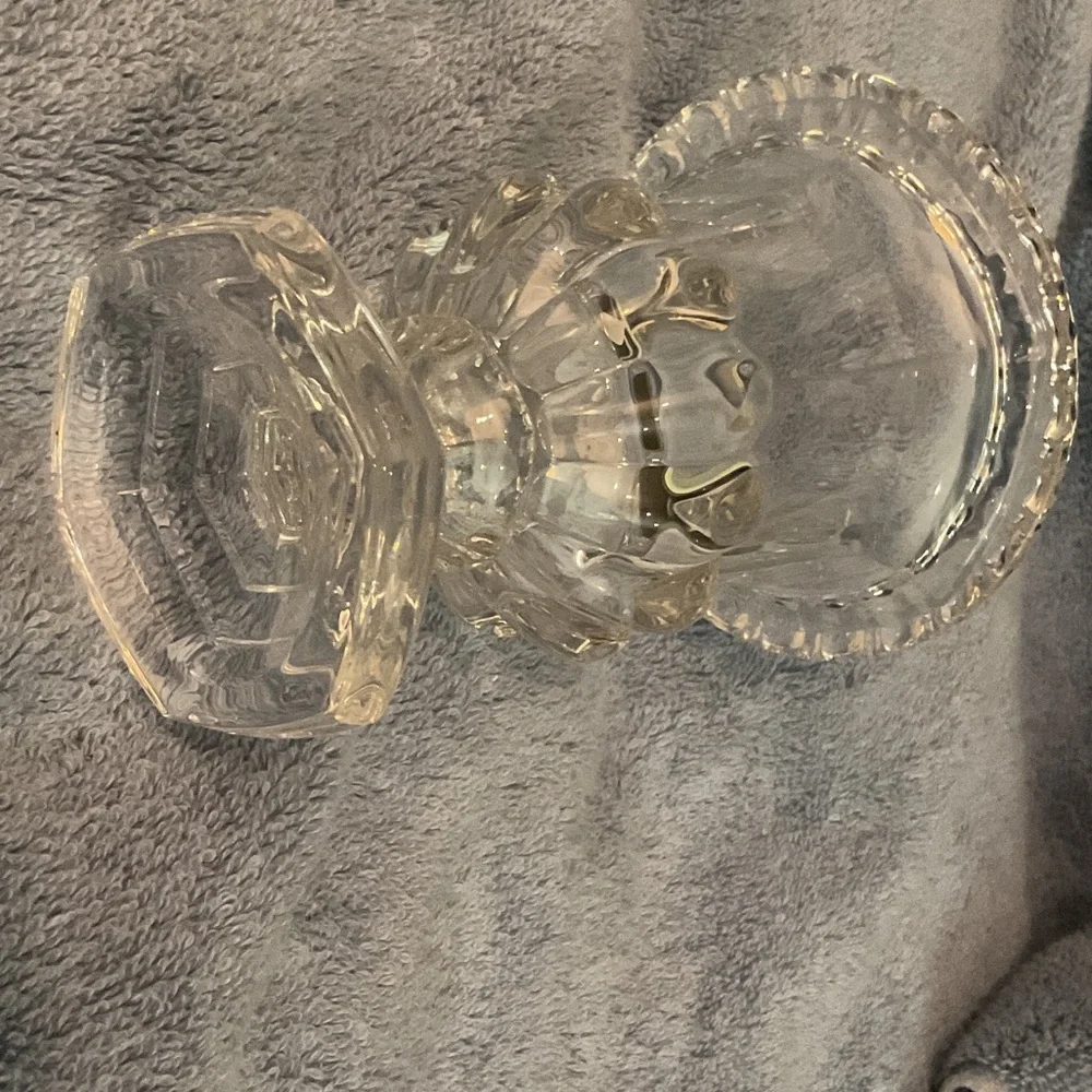 Clear Glass Decorative Piece